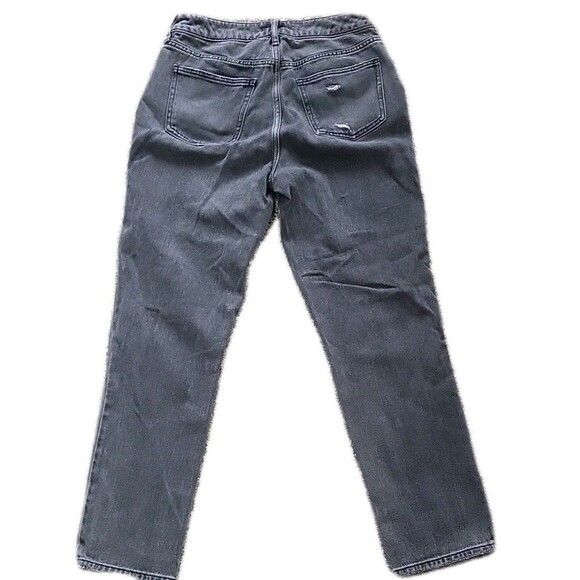 Pacsun Women’s Size 27 Distressed Mom Light Black Denim Jeans - Picture 13 of 14